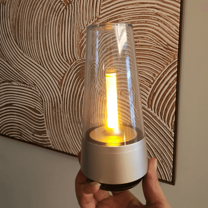 LumiAura - Romantisk LED-lampe i stearinlysstil som kan dimmes