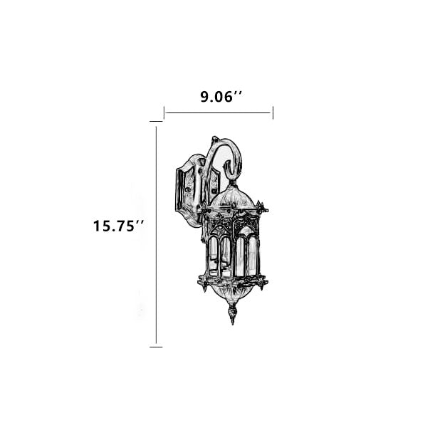 GlowAura - Vintage dekorativ vegglampe med klassisk design