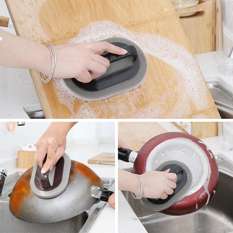 GripClean - Ergonomisk Kjøkkensvamp med Kraftig Skrubbing