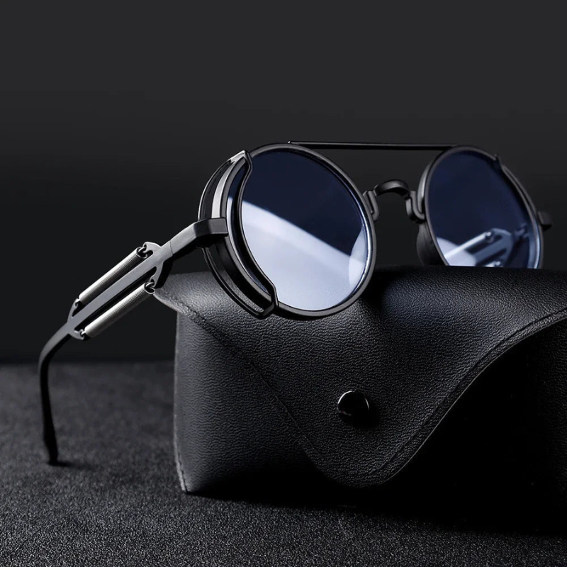 VibeShade – Moderne Runde Solbriller med UV-beskyttelse for et Modig Uttrykk