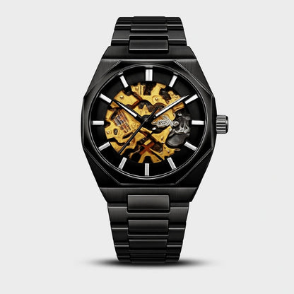 Gunnar – Automatisk armbåndsur med vanntett og justerbart design