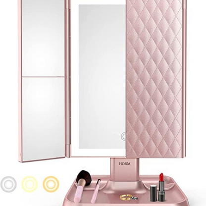 ShineNest – Sminkespeil med klar og justerbar LED-belysning