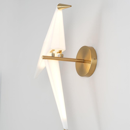 AuriNest – Vegglampe med fuglemotiv og integrert LED