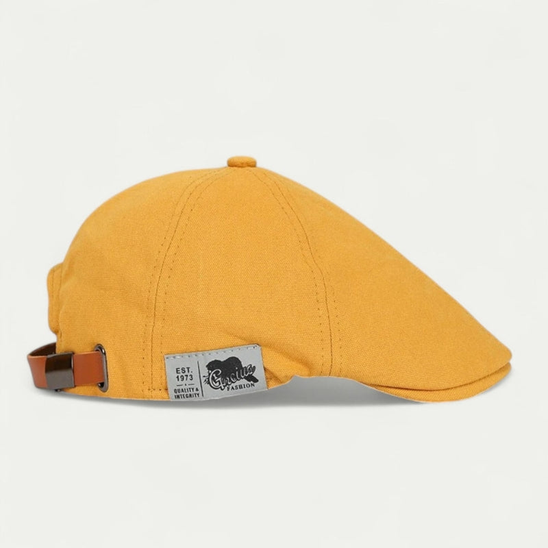 Hudson – Flat-Cap med Panelert Kronestruktur