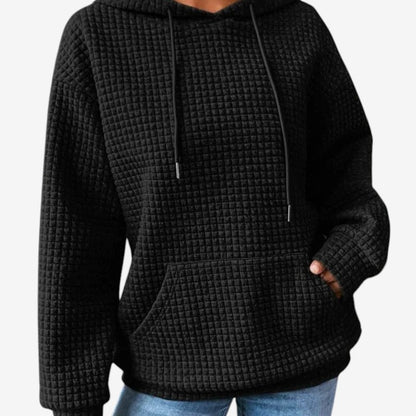 Henrike – Langermet hettegenser med snøring