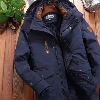 Morten - Langermet Hettejakke med Justerbar Hette og Flere Forlommer