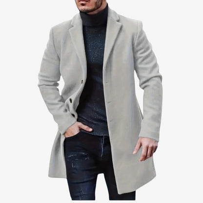Bernd – Langermet trenchcoat med knapper