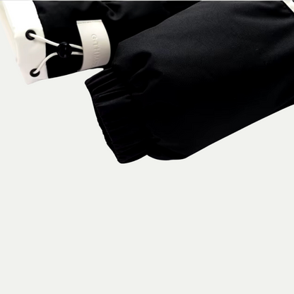 Ivy – Vattert parkas med hette og glidelås foran