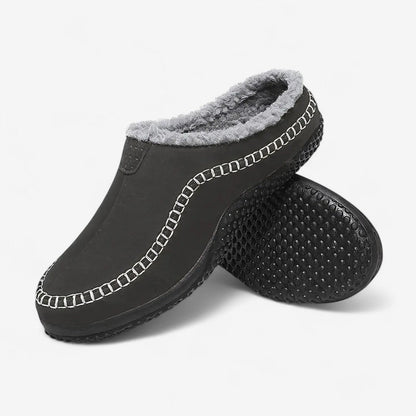 CozyStep – Tøfler i mokkasin-stil med enkel påføring for innendørs og utendørs bruk