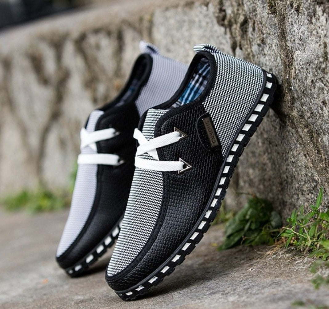 StrideEase - Lettvektige loafers med fleksibelt design og sklisikker såle for et sikkert steg