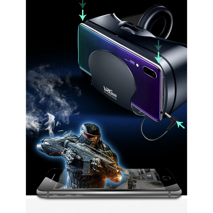VRVision - Intelligente VR Briller med Innebygde Hodetelefoner