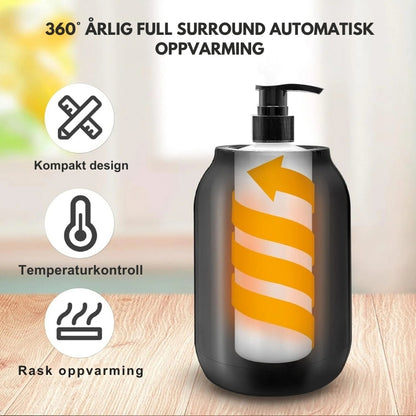 ThermaLuxe - Bærbar elektrisk massasjeoljevarmer med berøringskontroll