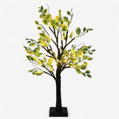 LumaGlow – LED Bordlampe med oppladbart treformet design