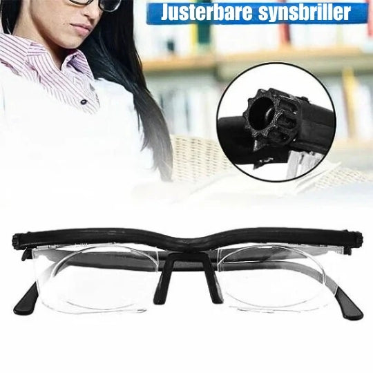 VisionFlex - Briller med justerbart fokus for klart syn på alle avstander