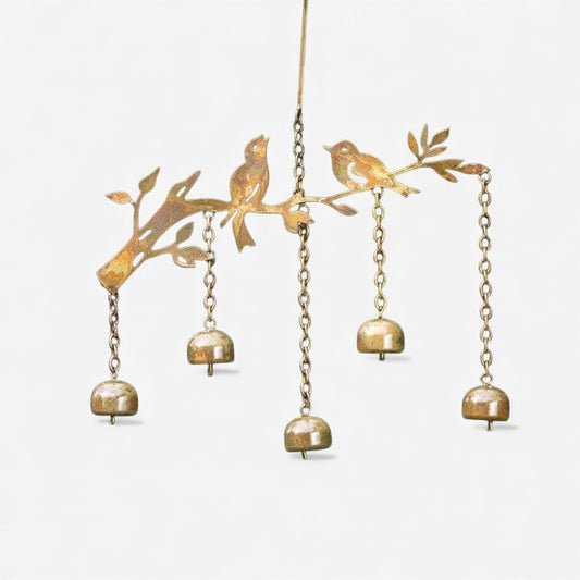 ChimeNest – Fugle Vindklokke med Bjelle Hengende Hjemmedekor