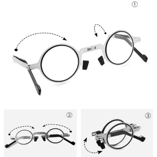 VisionFlex - Sammenleggbare lesebriller med skruefri design