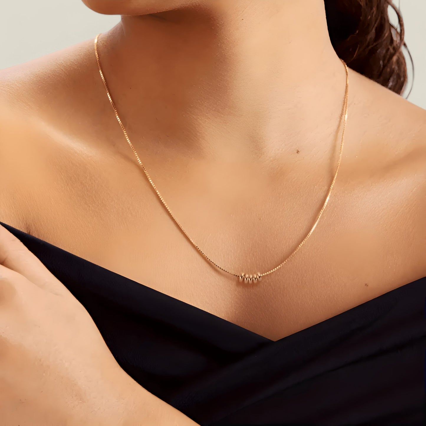 Jasmine - Elegant halskjede med 18K gullbelegg og elegant design