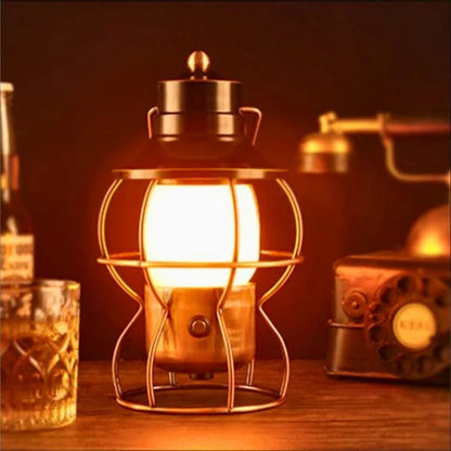 FlameGlow - oppladbar LED-lykt for camping