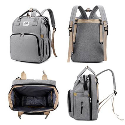 BabyNest - multifunksjonell reiseveske med bærbar stelleplass