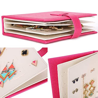 StyleOrganize - Bokformet smykkeholder for øredobber og tilbehør