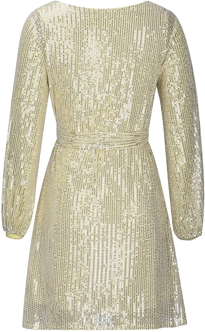 Aria - Mini festkjole med glitterdetaljer