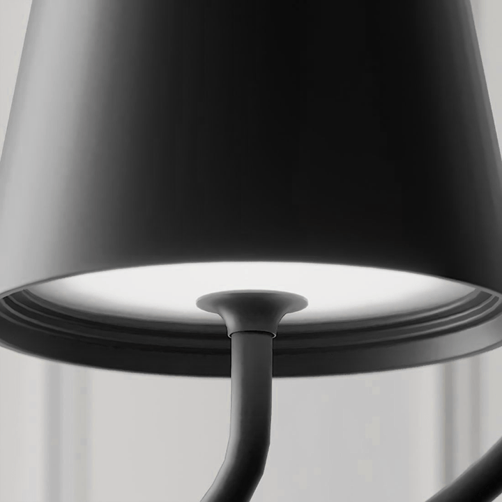 GlowHaven - Oppladbar LED-pendellampe med unik ringdesign