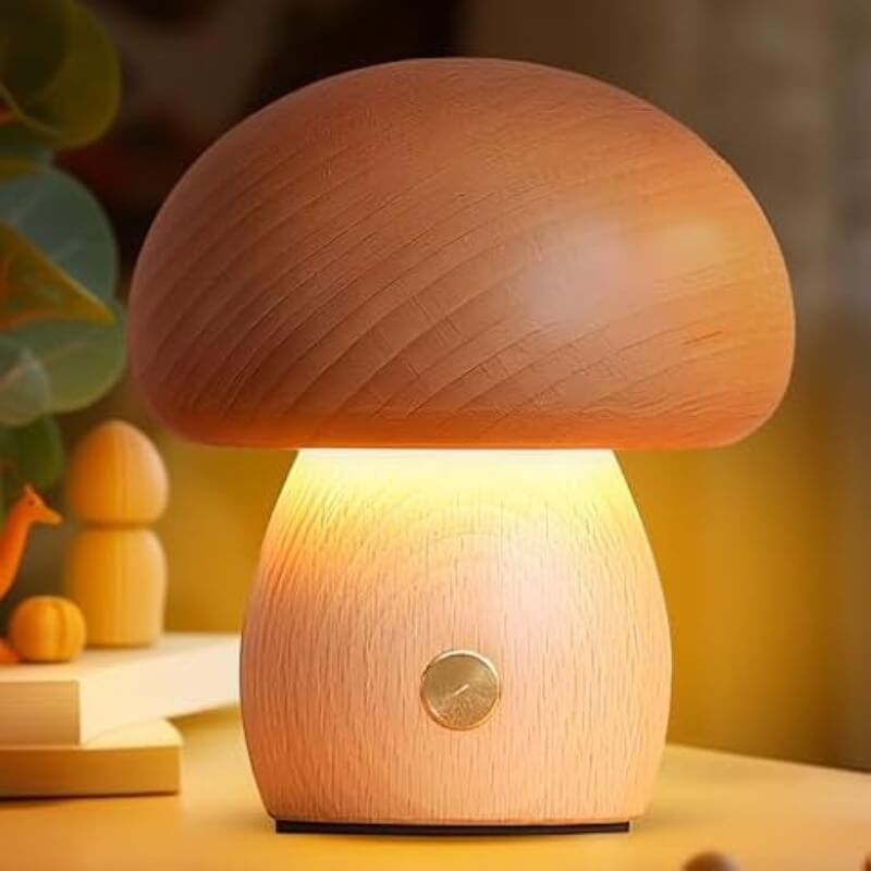 PortoBello - Fortryllende soppformet lampe med justerbar lysstyrke