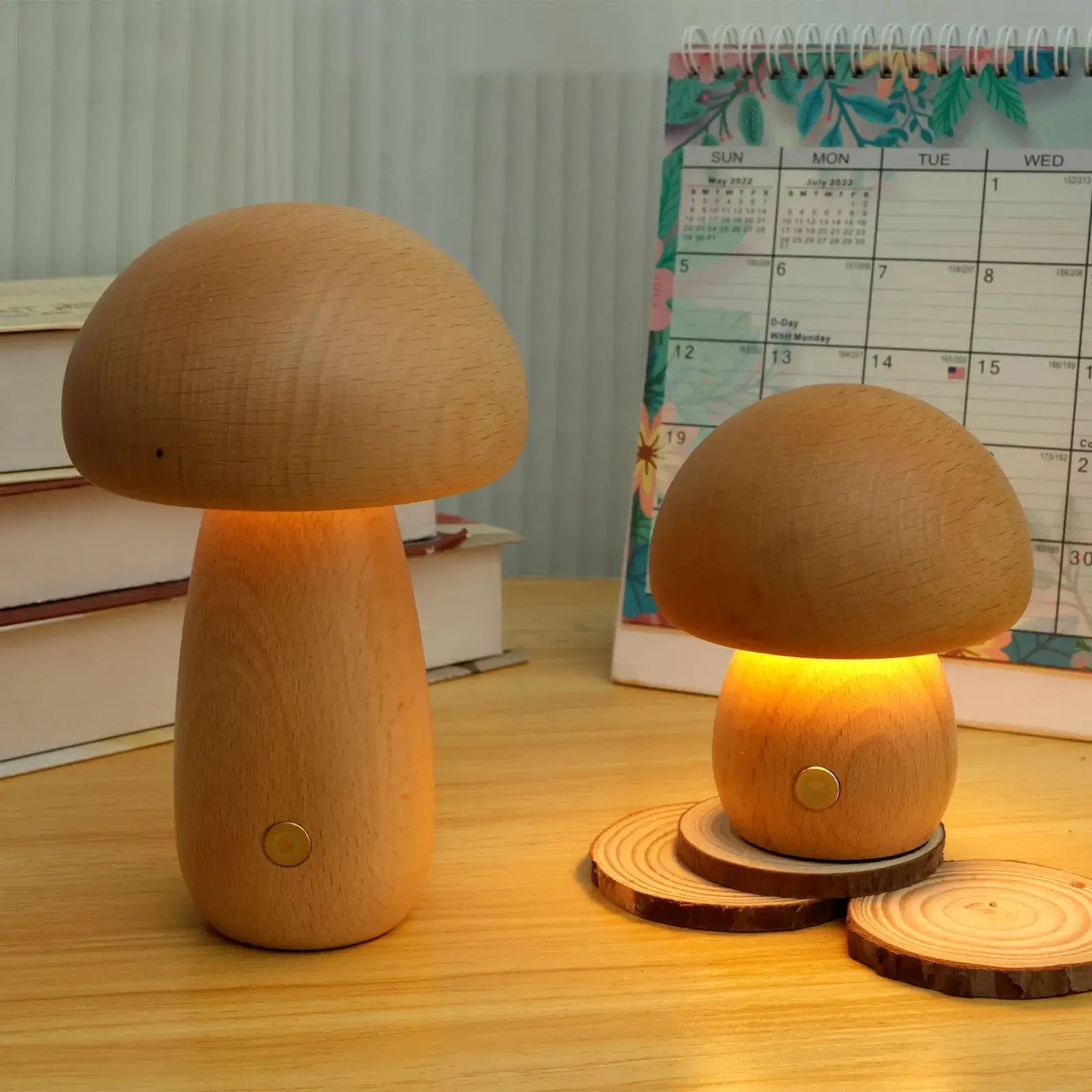 PortoBello - Fortryllende soppformet lampe med justerbar lysstyrke
