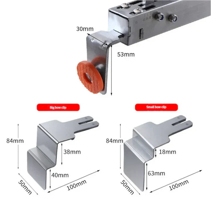 FixClamp - sett med 2 justerbare skuffeklemmer