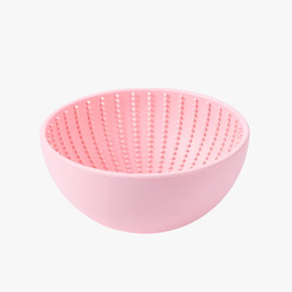 PawMunch – Dyreskål med saktematingsdesign og hevet indre mønster