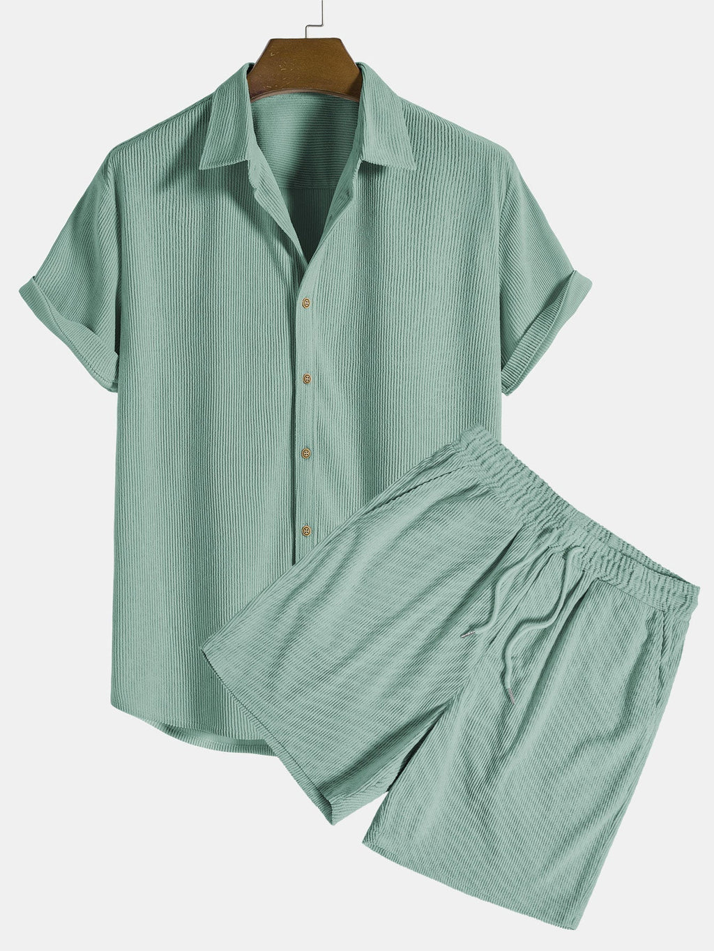 Ethan - Sommerskjorte Og Fritidsshorts Med Livlig Farge