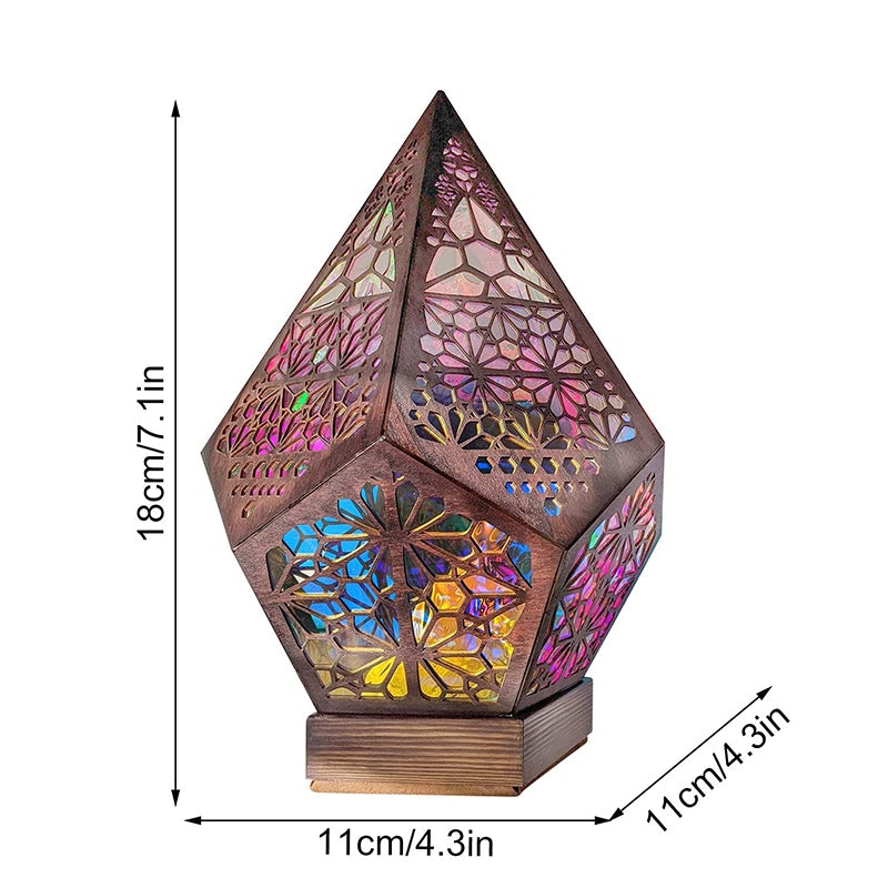 StarGlow - LED Star Projektor Bohemian bordlampe for koselige rom