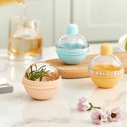 ChillGlobe – Enkel utløsende isballform for store runde isbiter