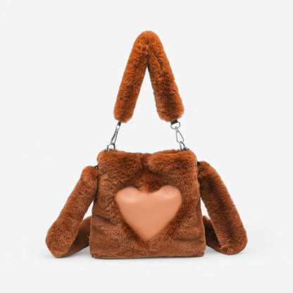 Ella – Håndveske med skulderrem og hjerte-detalj