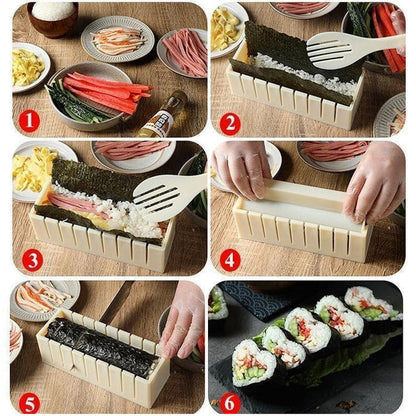 SushiEase - Sushiformsett for Enkle og Hjemmelagde Delikatesser