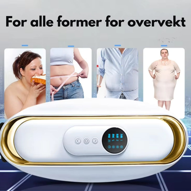 FitPulse - Trådløst slankebelte med høyfrekvent vibrasjon og justerbar varme