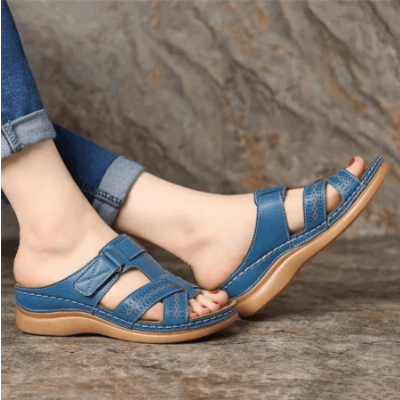 VivaWalk - Komfortable Slip-On Tøfler med Ekstra Traction