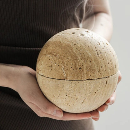 AuraStone - Elegant Røkelsesmottaker for Rolig Atmosfære og Indre Ro