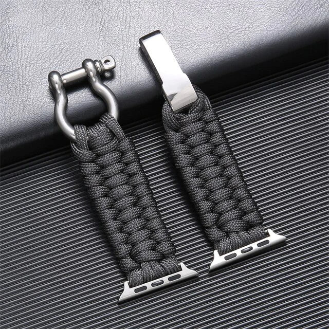 FlexiWrist - allsidig paracord-rem til Apple Watches