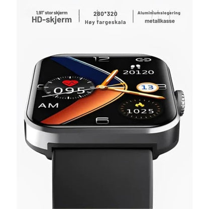 HealthSync - Avansert smartklokke for sømløs sporing av velvære