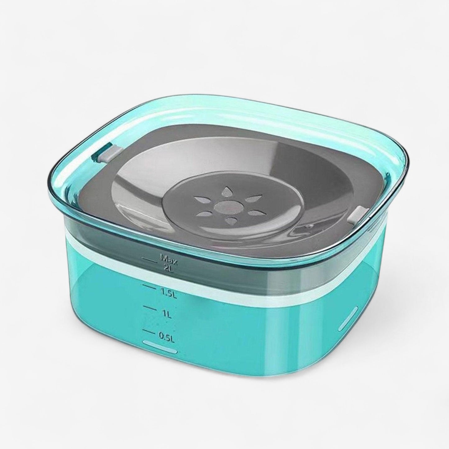 CleanPet – Vannskål til kjæledyr med lokk og avrundet design