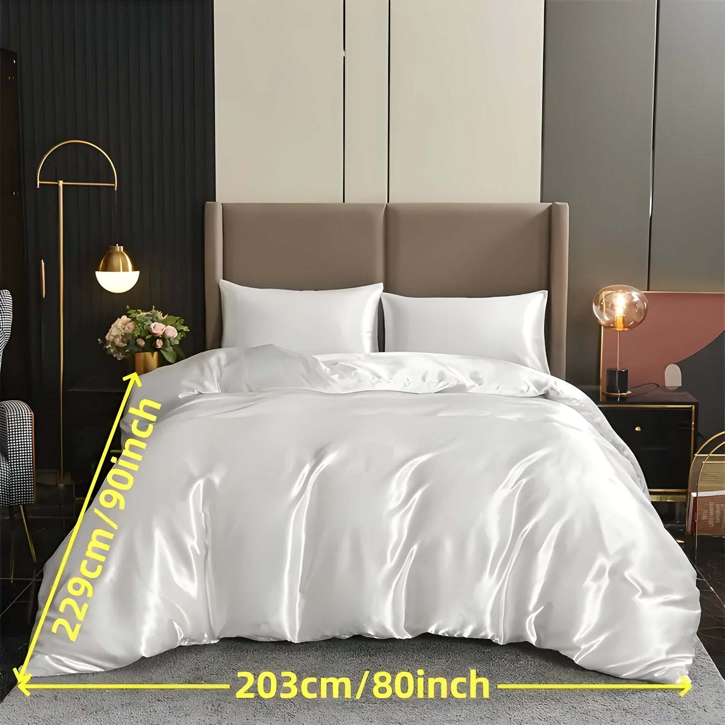 DreamLuxe - Dynetrekk med Skjult Glidelåslukking med Luksuriøs Sover
