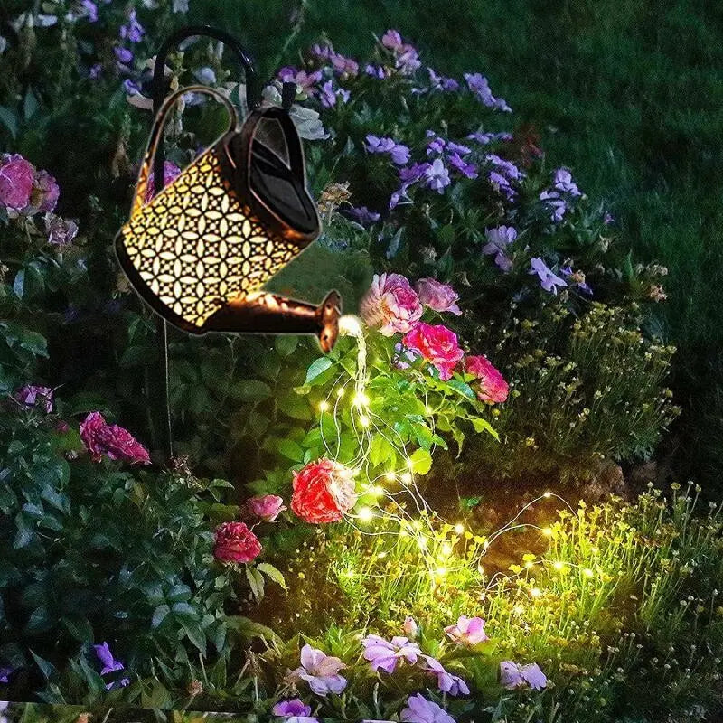 SunFlow - Solcelledrevet vannkanne-lampe for sjarmerende utendørs belysning
