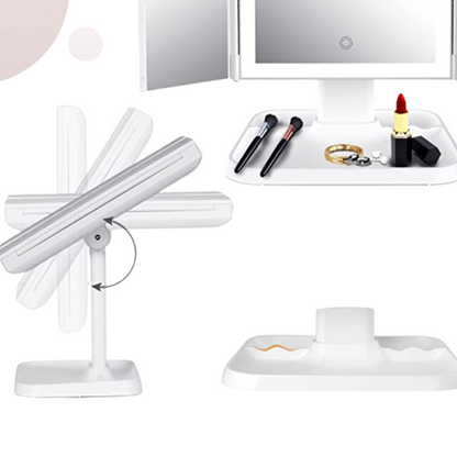 ShineNest – Sminkespeil med klar og justerbar LED-belysning