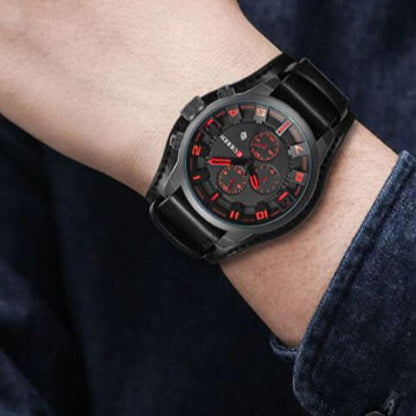 Caleb - Moderne kronografklokke med ripebestandig holdbarhet