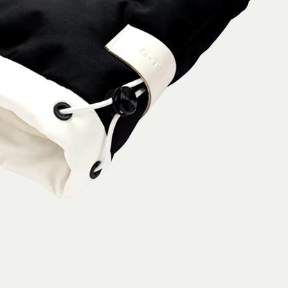 Ivy – Vattert parkas med hette og glidelås foran