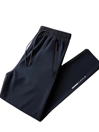 Ryan - Lett treningsbukse med glidelåslommer