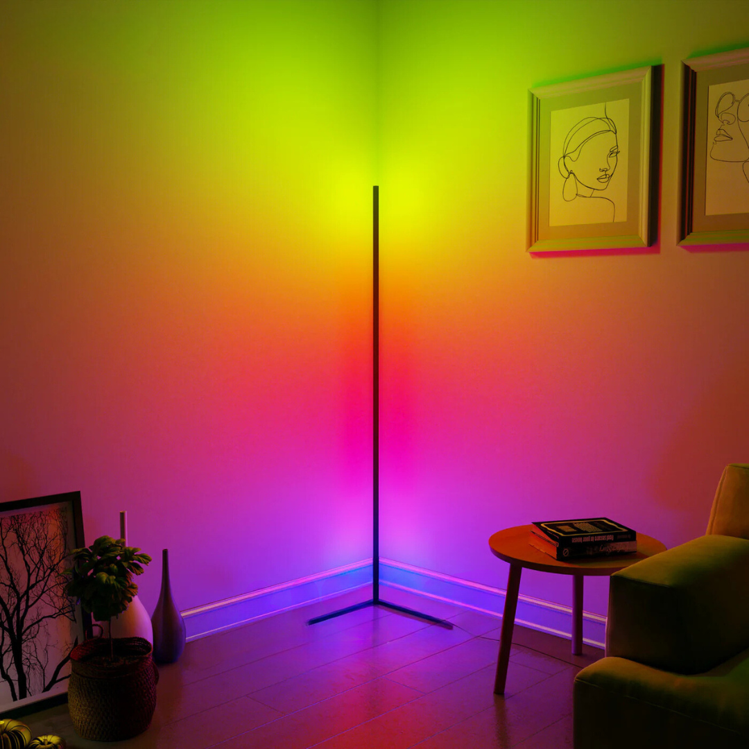 AmbianceGlow - Premium LED-gulvlampe med alternativer for millioner av farger
