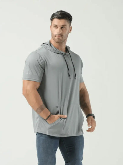 James - T-skjorte med hette og kengurulomme