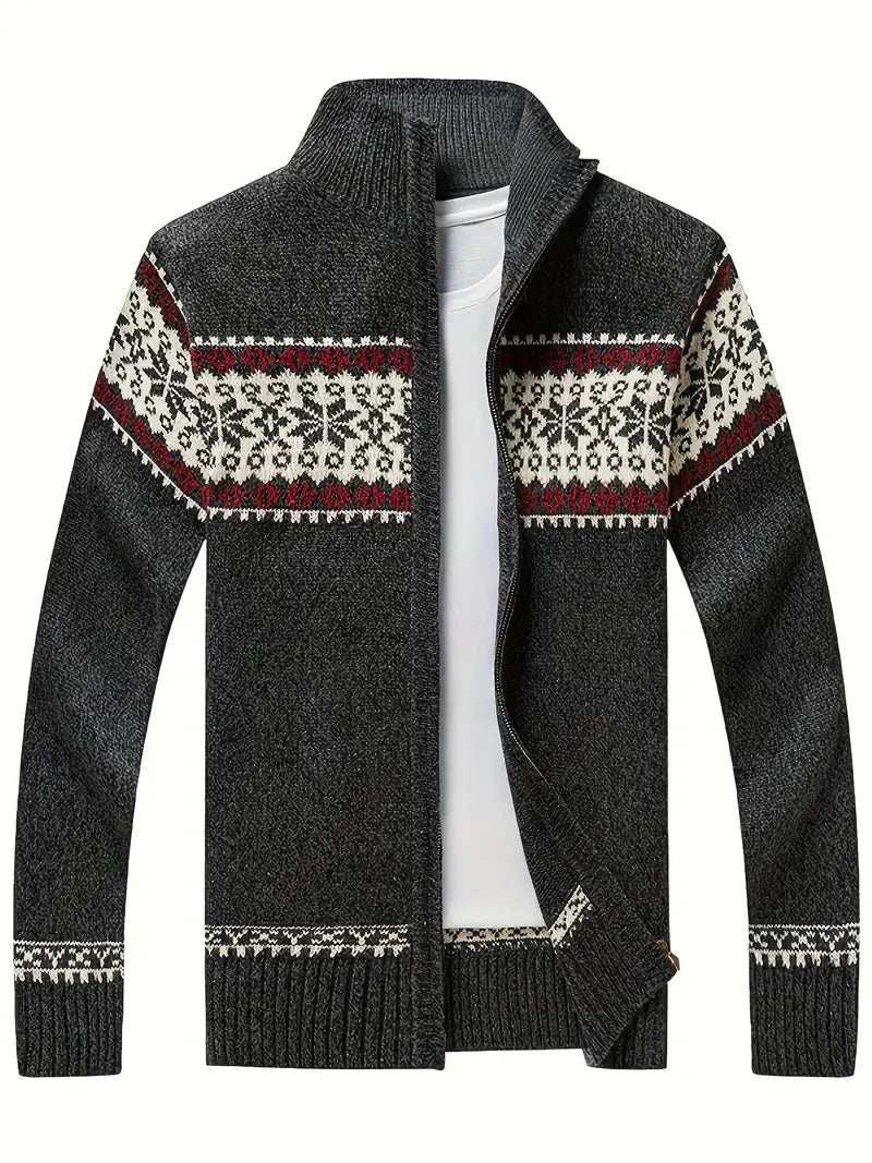 William - Elegant langermet cardigan med elegant design